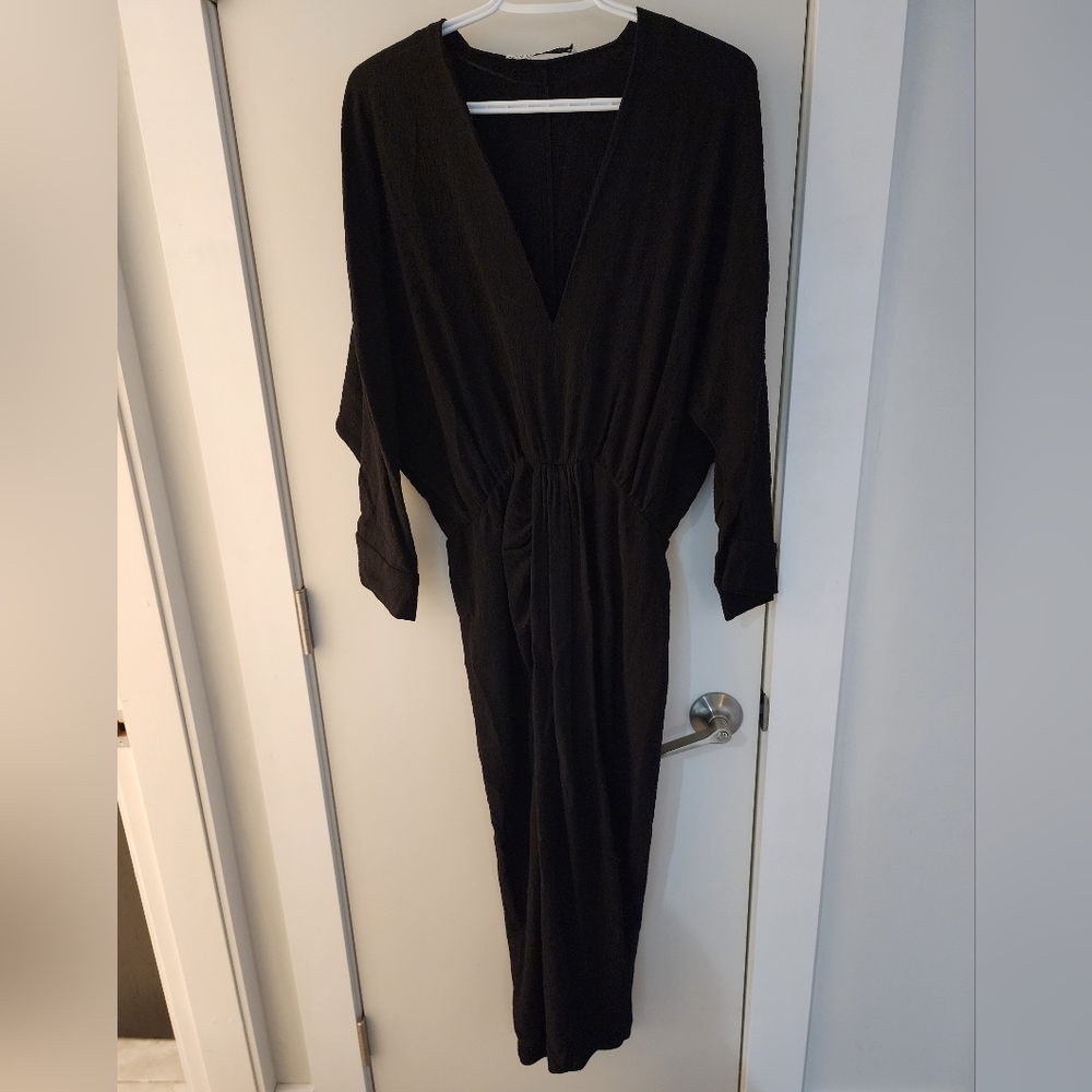 Black Zara Long Sleeve dress Size M
